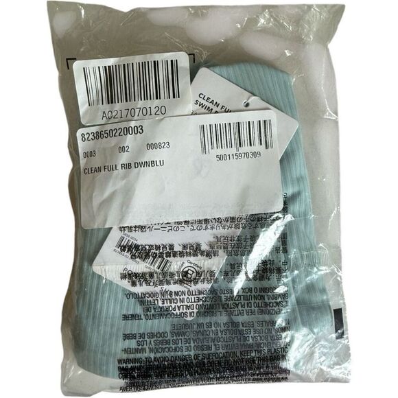 NWT Womens Athleta Taupe Clean Rib Ribbed Mid Waist Full Swim Bikini Bottoms M - Picture 4 of 4